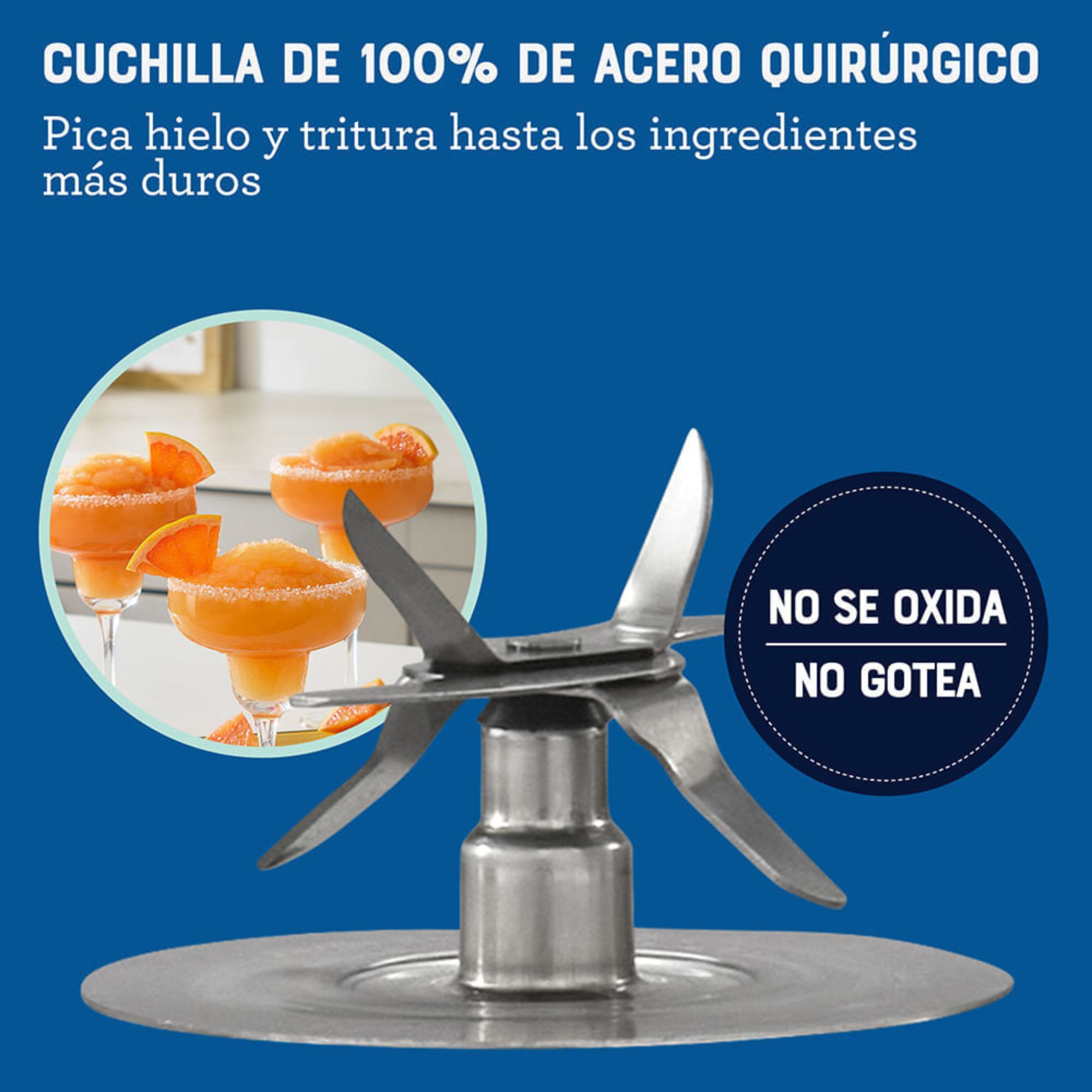 LICUADORA OSTER® PROGRAMAS AUTOMATICOS TECNOLOGIA REVERSIBLE,TACTIL Y VASO BLEND-N-GO BLSTPYG1312XBG - 14