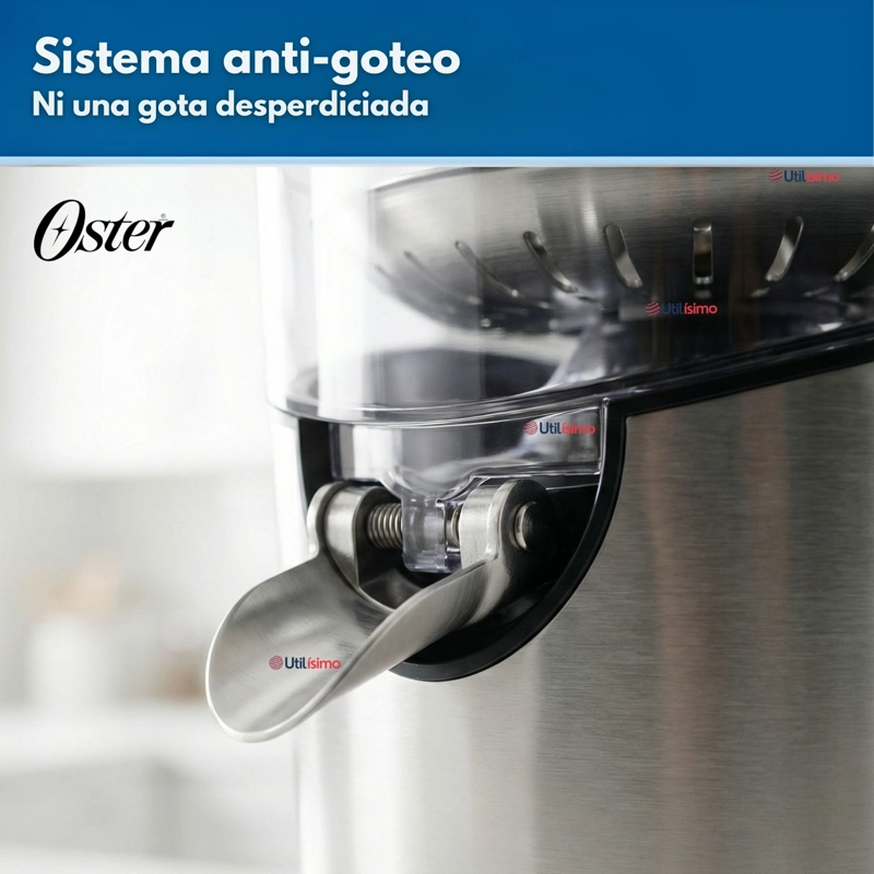 EXPRIMIDOR DE CITRICOS OSTER® DE ACERO INOXIDABLE FPSTJU4200 VERSION 2026 - 8