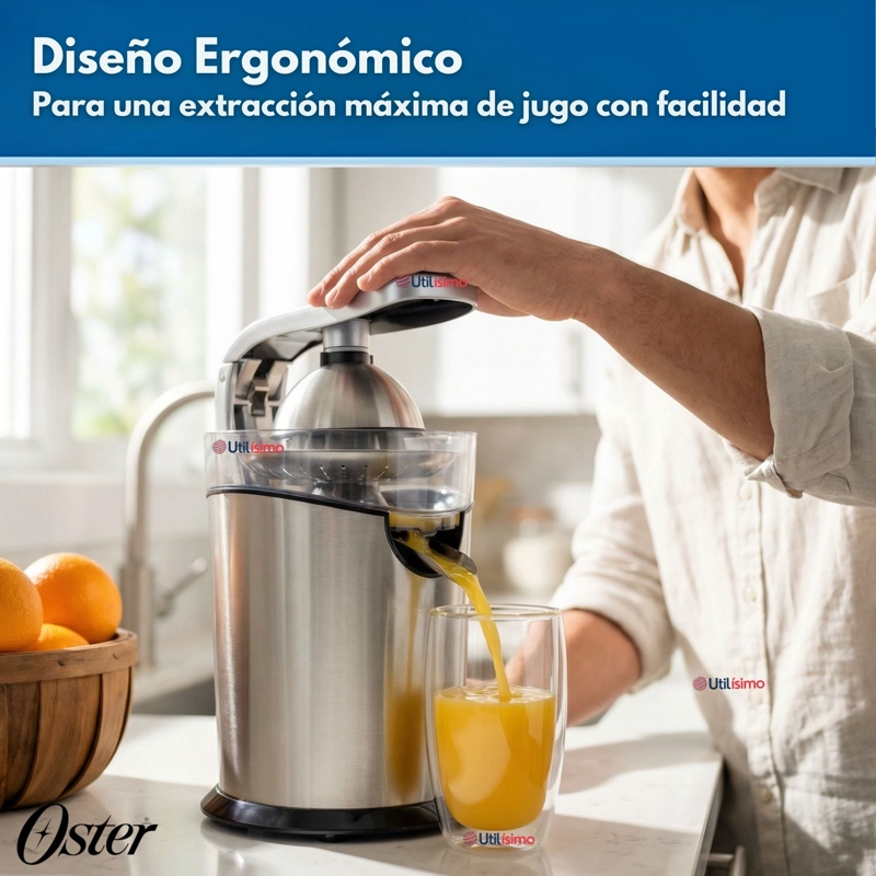 EXPRIMIDOR DE CITRICOS OSTER® DE ACERO INOXIDABLE FPSTJU4200 VERSION 2026 - 7