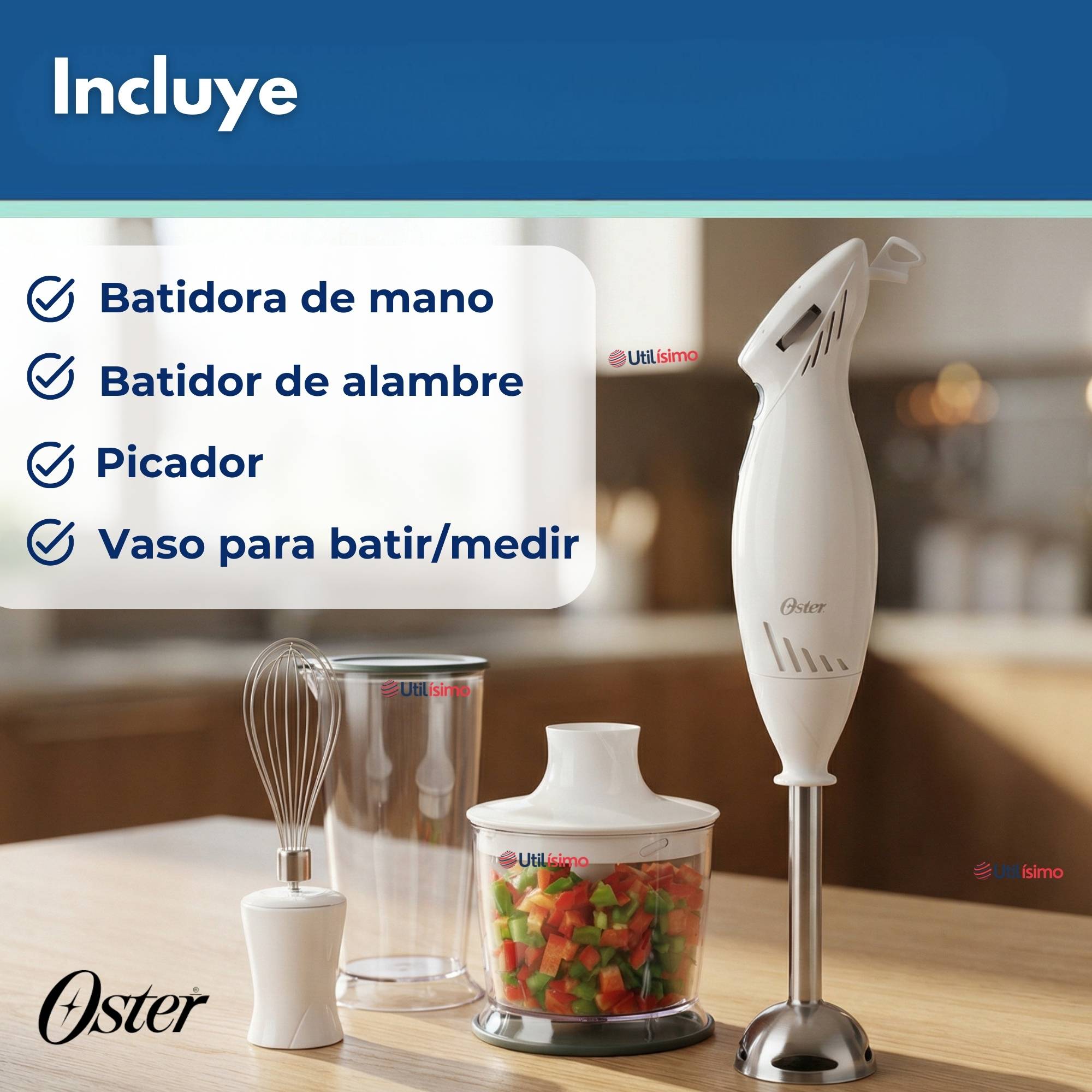BATIDORA DE INMERSION OSTER® CON ACCESORIOS 2616 VERSION 2026 - 4