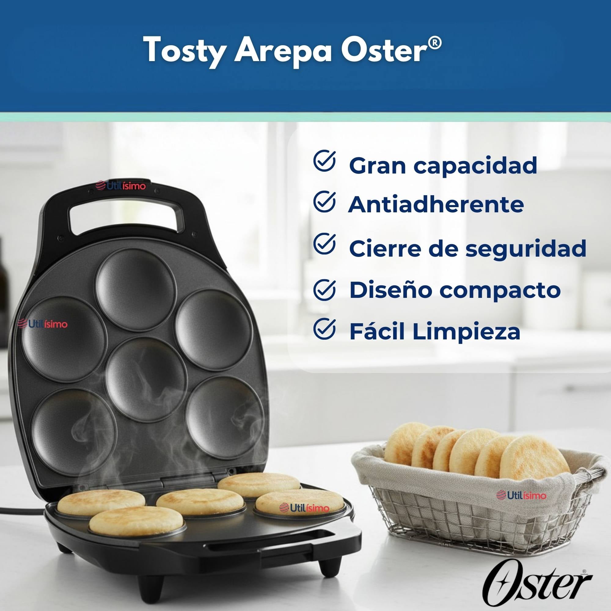 TOSTY AREPA OSTER® CKSTAM05013 VERSION 2026 - 4