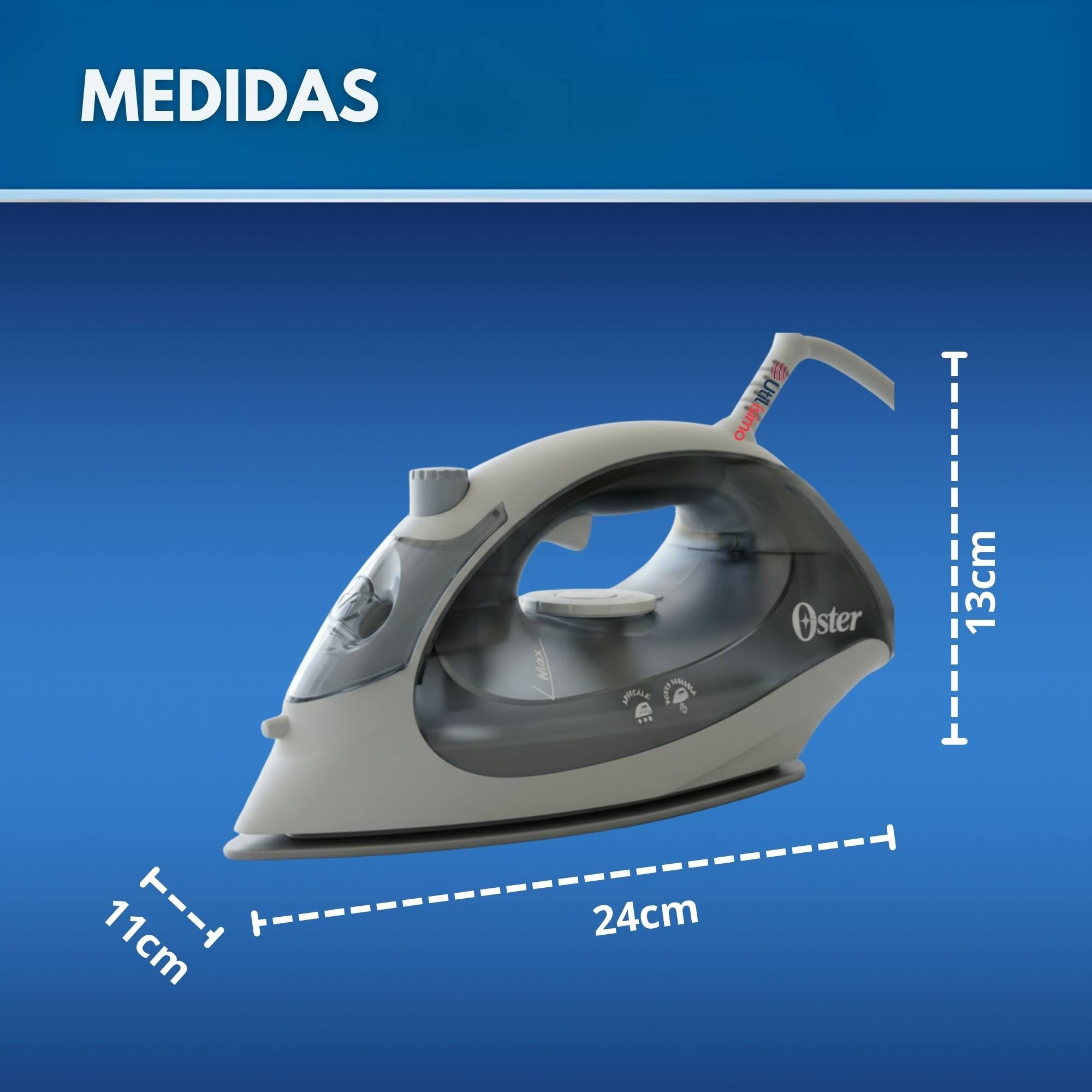 PLANCHA DE VAPOR OSTER® COMPACTA GCSTBS5001 VERSION 2026 - 8