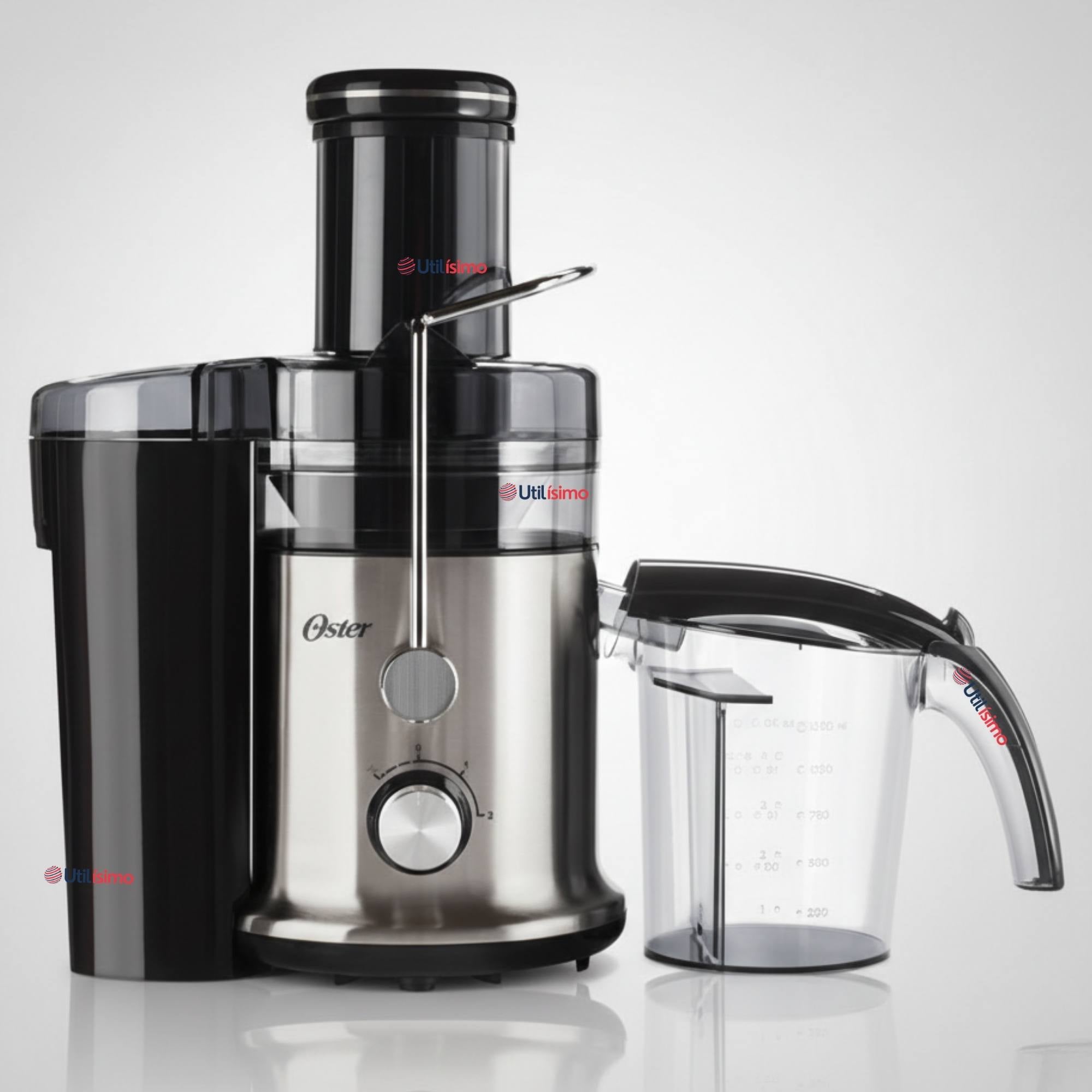 OSTER® EXTRACTOR DE JUGOS, CON 2 VELOCIDADES + PULSO,FACIL DE LIMPIAR, NEGRO Y PLATEADO,FPSTJE320S - 1