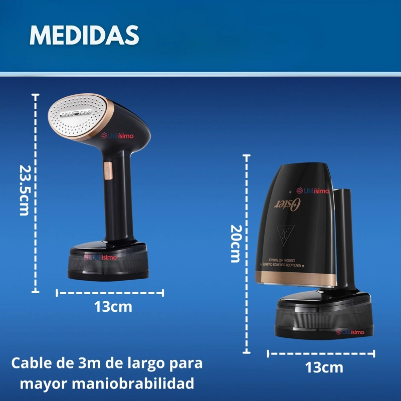 VAPORIZADOR DE PRENDAS DE MANO PLEGABLE GCSTFS300 - 9