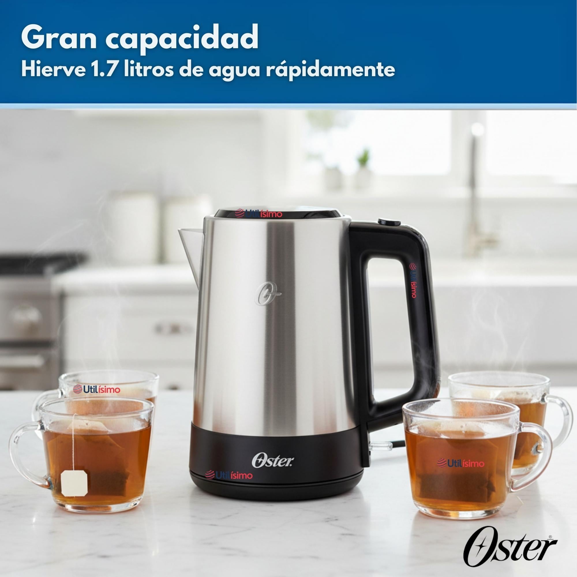 HERVIDOR ELE CTRICO OSTER® DE ACERO INOXIDABLE 1.7 LT BVSTKE671 - 9