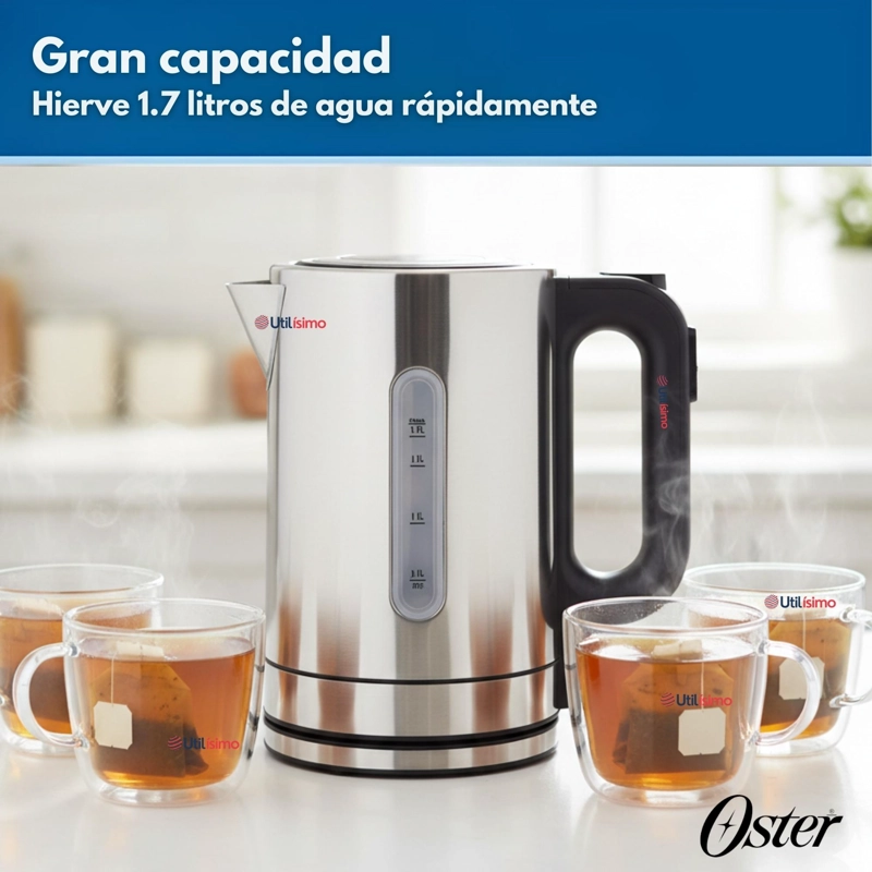 HERVIDOR ELE CTRICO OSTER® 1.7 LT CONTROL DE TEMPERATURA BVSTKT8970 - 11