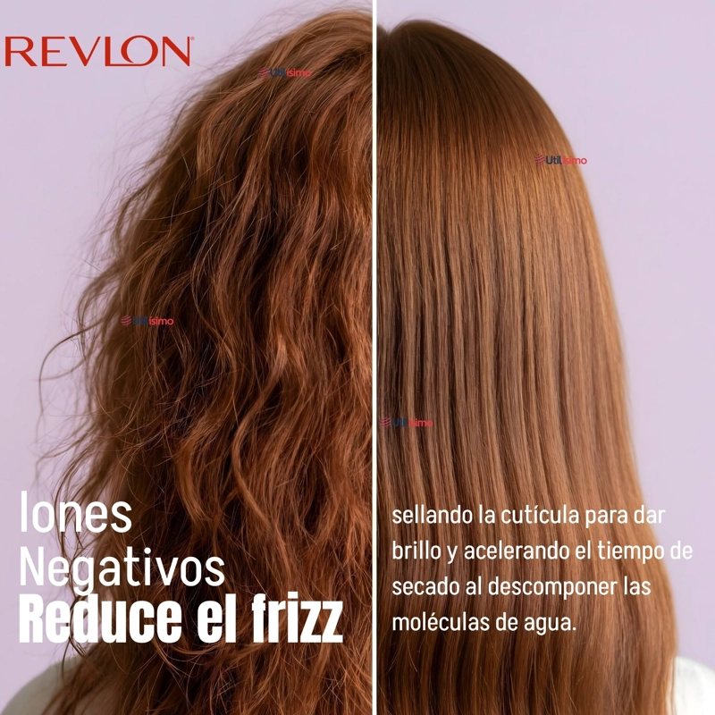 SECADOR DE CABELLO REVLON SMOOTH BRILLIANCE 1875W NEGRO - 11