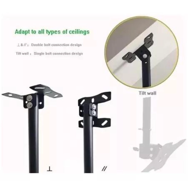 SOPORTE TV TECHO O PARED AJUSTABLE BASE 26 A 55 PULGADAS - 7