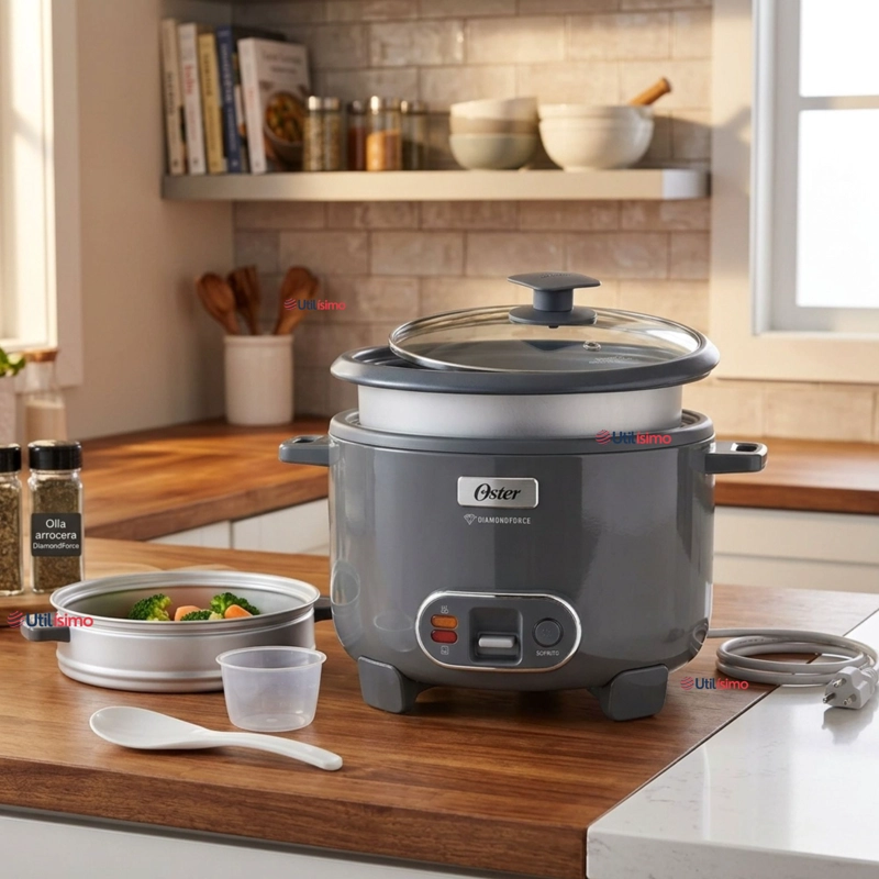 OSTER ARROCERA, 3 EN 1, 12 TAZASFUNCION SOFRITO, VAPORERA, RECUBRIMIENTO ANTIADHERENTE OSTER - 1