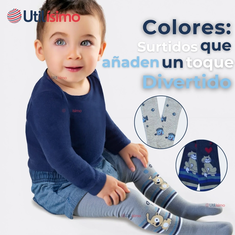 PACK 12 PANTYS PRIMERA CAPA DISEÑOS SURTIDOS BALLERINA NIÑO - 2