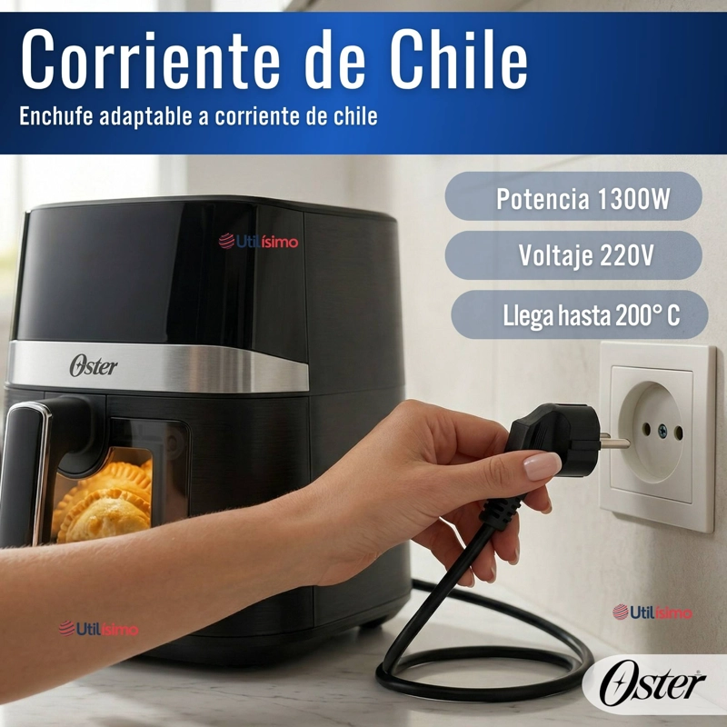 FREIDORA DE AIRE DIGITAL OSTER® CON RECUBRIMIENTO OSTER® DIAMONDFORCE, 4L DE CAPACIDAD, CKSTAF40WDDF - 10