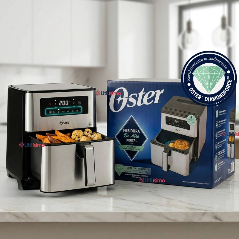 FREIDORA DE AIRE DIGITAL OSTER® CON CAPACIDAD DE 9L CKSTAF90D 1550W - 1