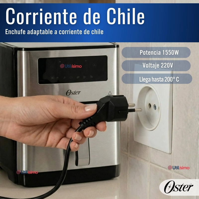 FREIDORA DE AIRE DIGITAL OSTER® CON CAPACIDAD DE 9L CKSTAF90D 1550W - 10
