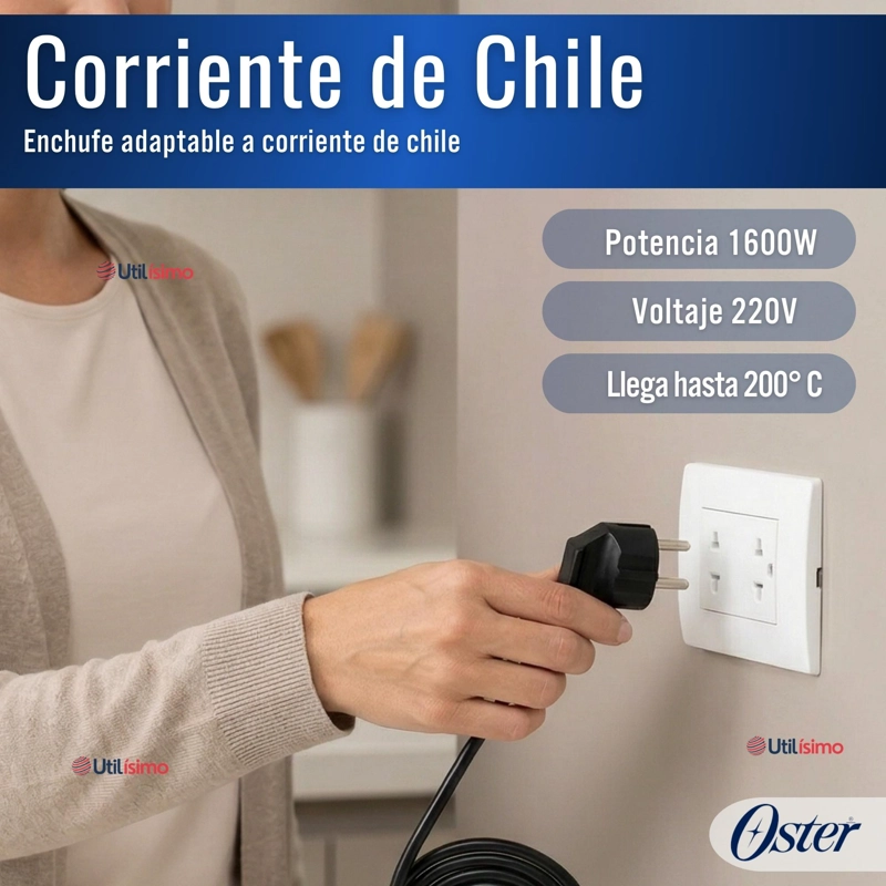 FREIDORA DE AIRE DIGITAL OSTER®, CON RECUBRIMIENTO DIAMONDFORCE, 7.5L CAPACIDAD, CKSTAF75WDSSDF - 9