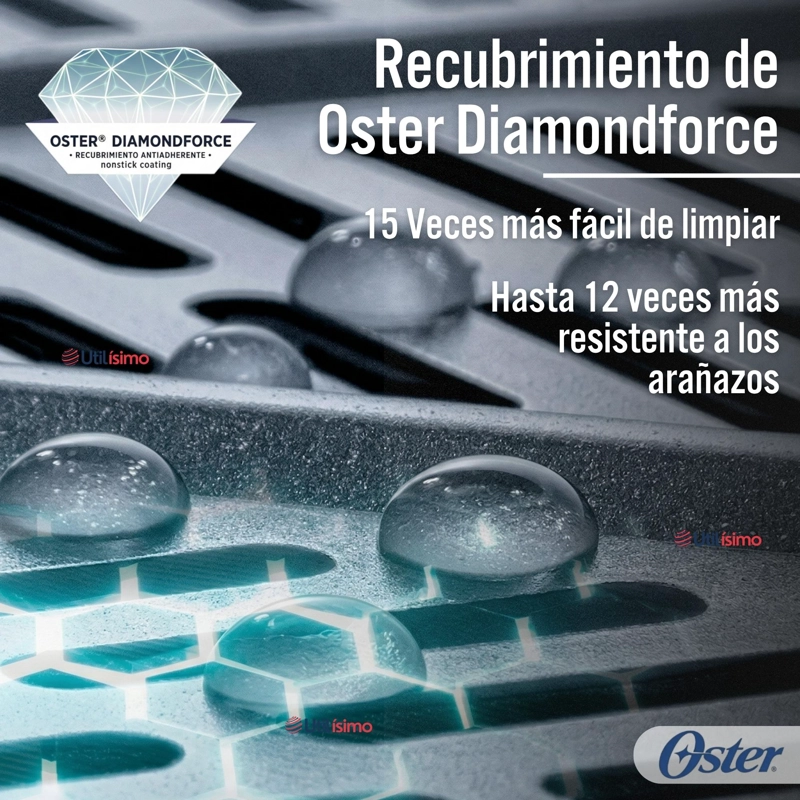 FREIDORA DE AIRE DIGITAL OSTER®, CON RECUBRIMIENTO DIAMONDFORCE, 7.5L CAPACIDAD, CKSTAF75WDSSDF - 7