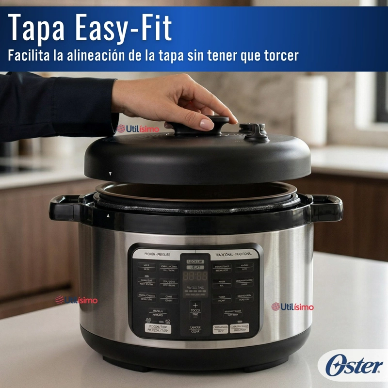 MULTI-OLLA RAPIDA OVALADA DE 5.7L CON 15 FUNCIONES CKSTPCECOV57 900W - 10