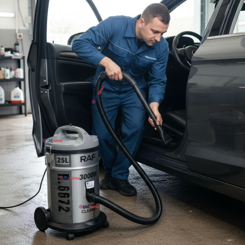 ASPIRADORA VACUUM CICLONICA SUCCION FUERTE 3000W POTENTE 25 LITROS - 1