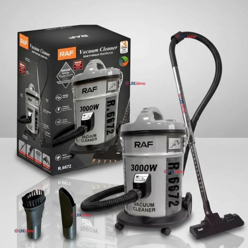 ASPIRADORA VACUUM CICLONICA SUCCION FUERTE 3000W POTENTE 25 LITROS - 1