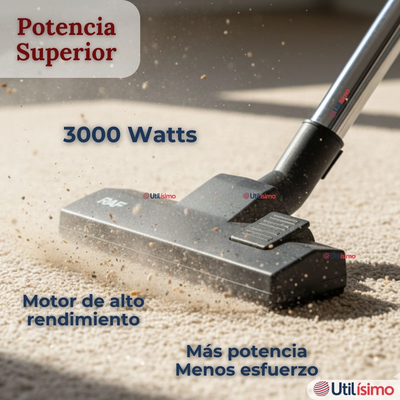 ASPIRADORA VACUUM CICLONICA SUCCION FUERTE 3000W POTENTE 25 LITROS - 6