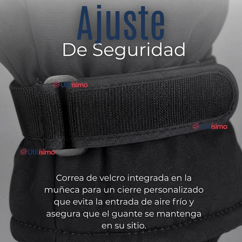 GUANTES PARA MOTO IMPERMEABLES NEGRO TOUCHSCREEN ANTIDESLIZANTES TE RMICOS - 8