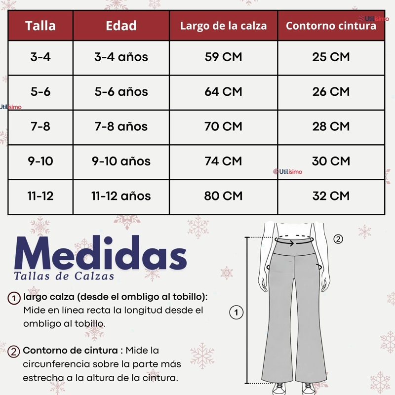 PANTALON PALAZZO POLAR CON CHIPORRO NIÑA ELASTICADA TERMICA NEGRA - 4