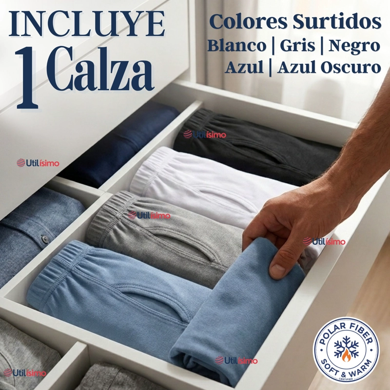CALZONCILLO LARGO POLAR CALZA HOMBRE INVIERNO PRIMERA CAPA - 2