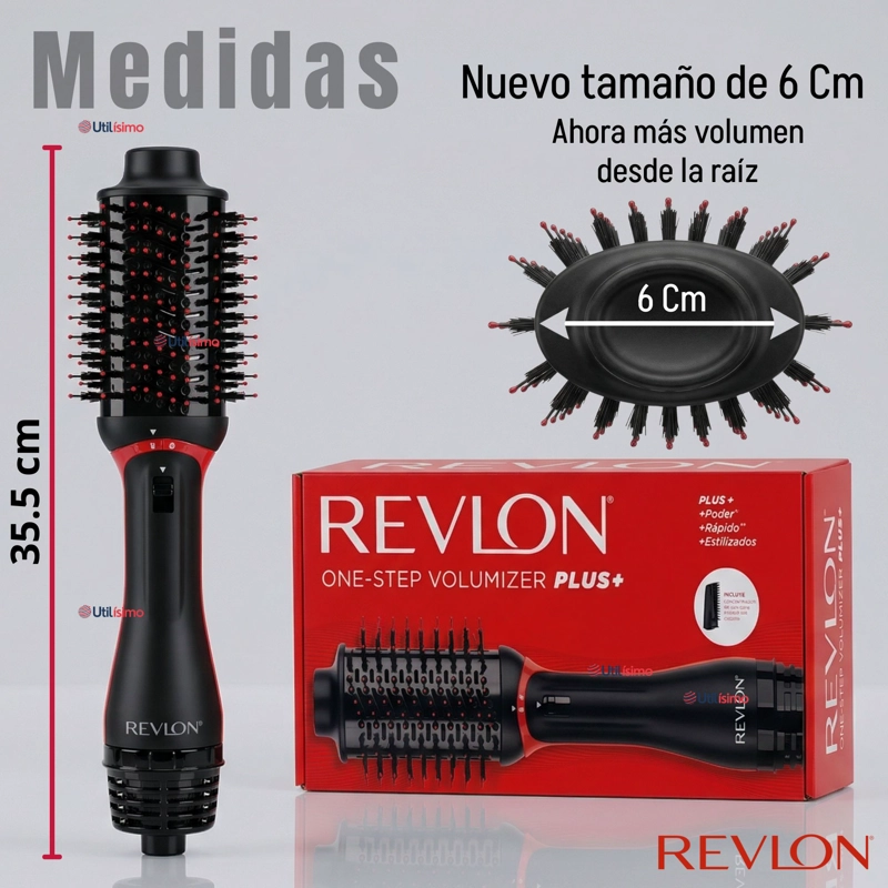 ONE STEP SECADOR ALISADOR VOLUMINIZADOR REVLON 1200W PLUS + - 3