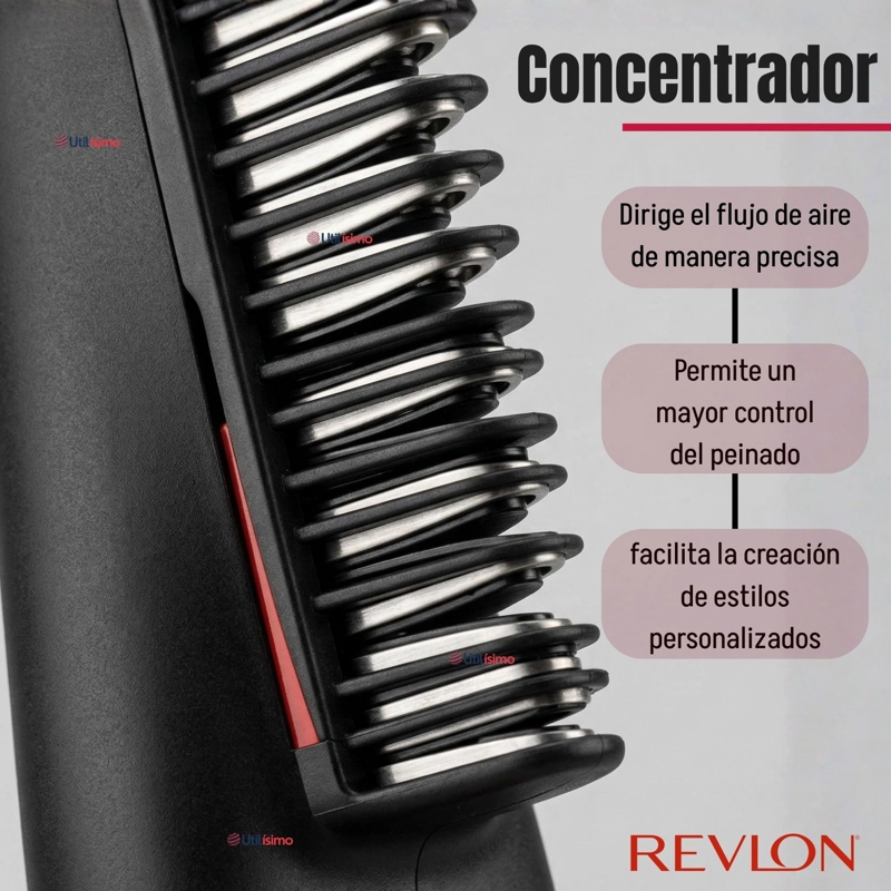 ONE STEP SECADOR ALISADOR VOLUMINIZADOR REVLON 1200W PLUS + - 8