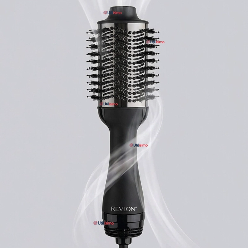 CEPILLO SECADOR ALISADOR DE CABELLO ONE STEP REVLON 800W TITANIUM - 1