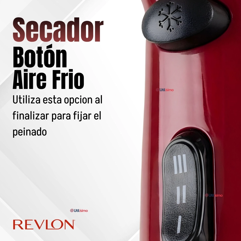 SET SECADOR Y PLANCHA ALISADORA PORTATIL REVLON 2000W - 5