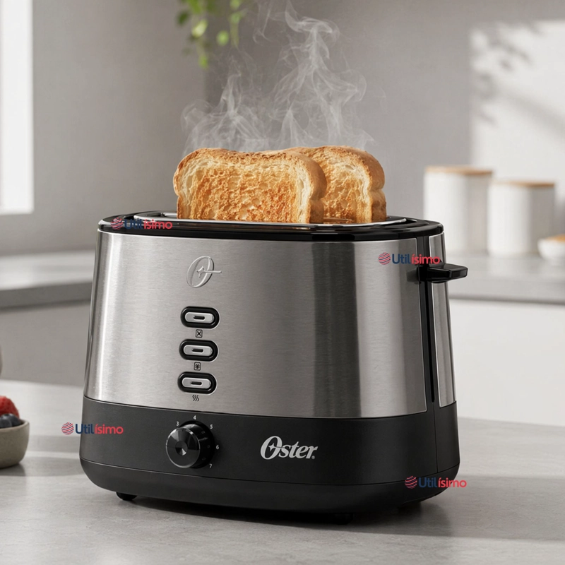 TOSTADOR OSTER® 2 REBANADAS EN ACERO INOXIDABLE TSSTTR500 800W - 1