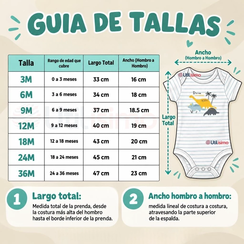 PACK 5 BODYS MANGA CORTA 100% ALGODON TEDMIMAK BEBE NIÑO DINO BABY - 3