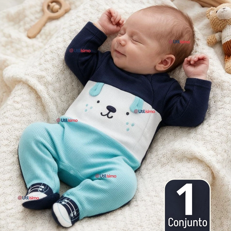 ENTERITO 100% ALGODON BEBE NIÑO TEDMIMAK - 1