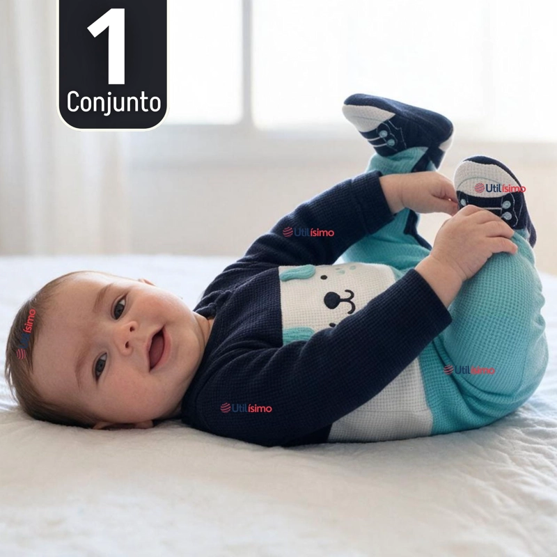 ENTERITO 100% ALGODON BEBE NIÑO TEDMIMAK - 1