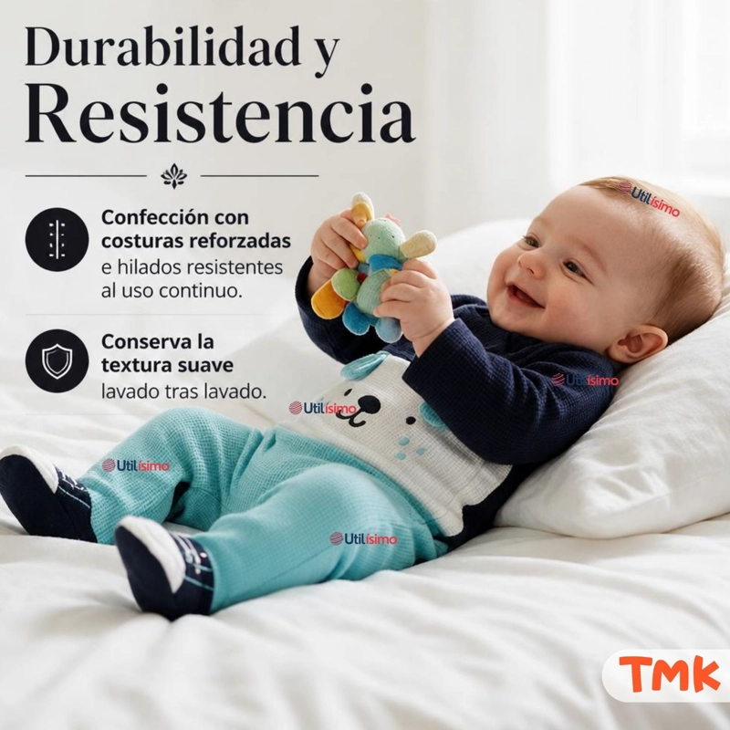 ENTERITO 100% ALGODON BEBE NIÑO TEDMIMAK - 9