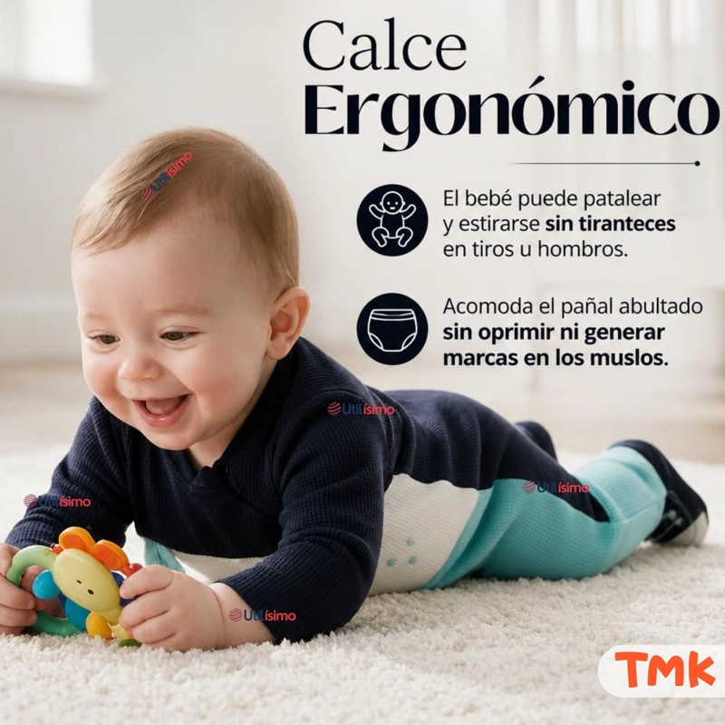 ENTERITO 100% ALGODON BEBE NIÑO TEDMIMAK - 7