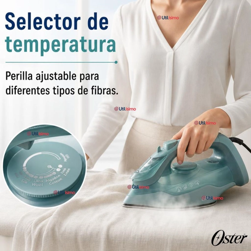 PLANCHA DE VAPOR OSTER®, AEROGLIDE S7000, VERDE CLARO, GCSTAC7001 - 9