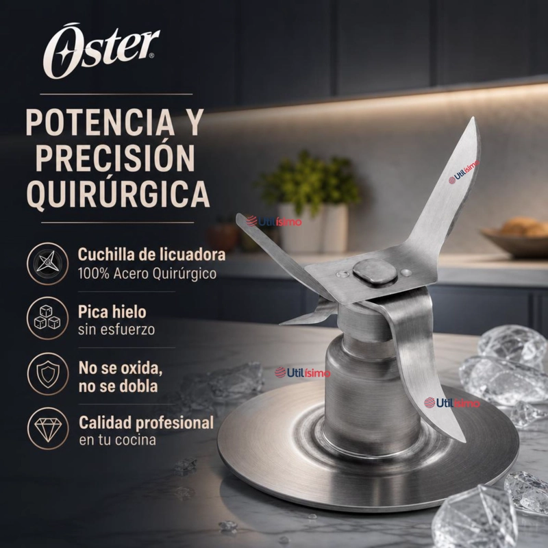 LICUADORA CLASICA OSTER® COBRE CON PERILLA ERGONOMICA DE 3 VELOCIDADES BLST4128 - 9
