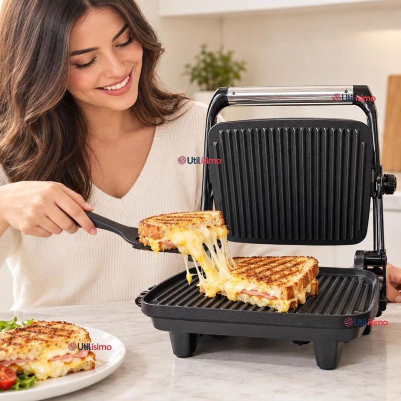 PLANCHA PANINI OSTER® ANTIADHERENTE COMPACTA CKSTPA2880 - 1