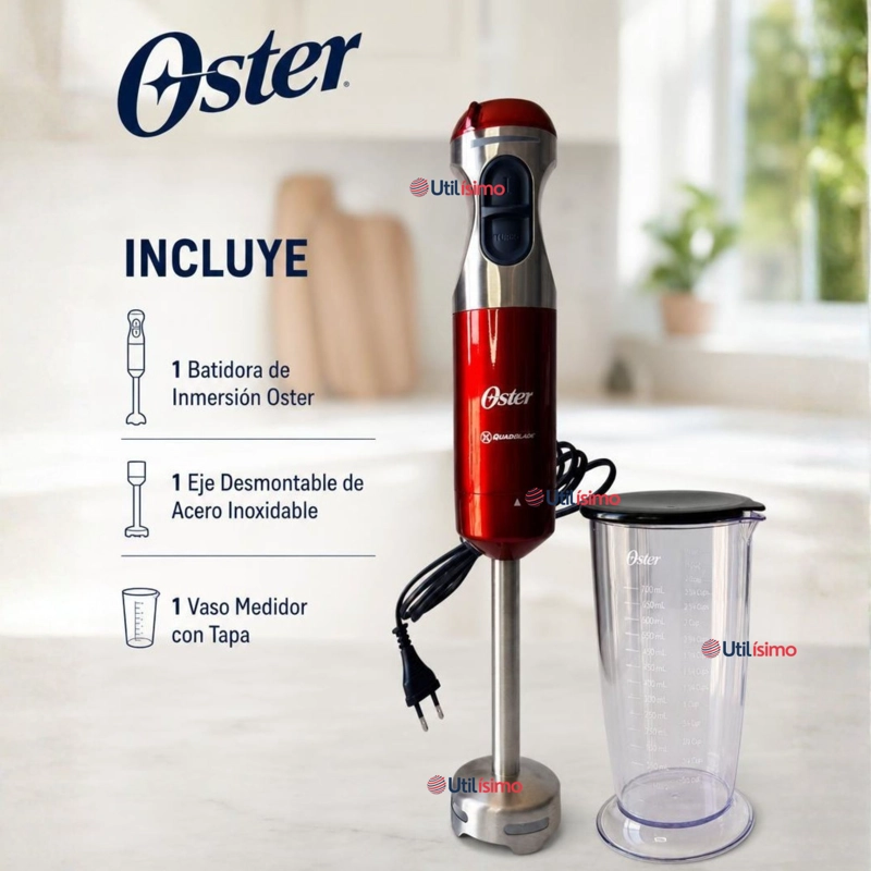 BATIDORA DE INMERSION OSTER® CON CUCHILLA QUAD FPSTHB5102R - 3