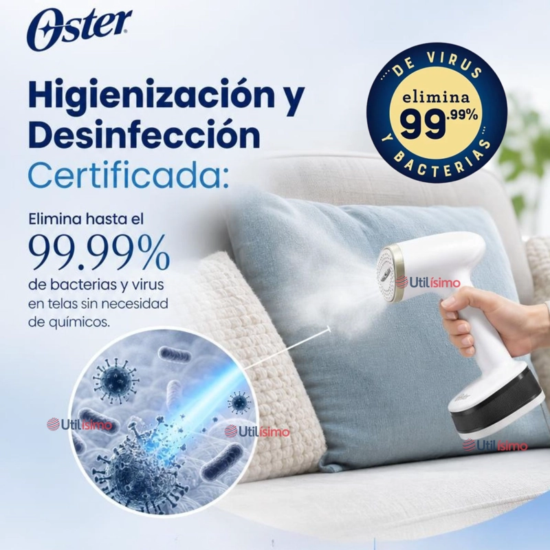 PLANCHA VAPORIZADOR DE PRENDAS DE MANO PLEGABLE OSTER GCSTFS200 - 9