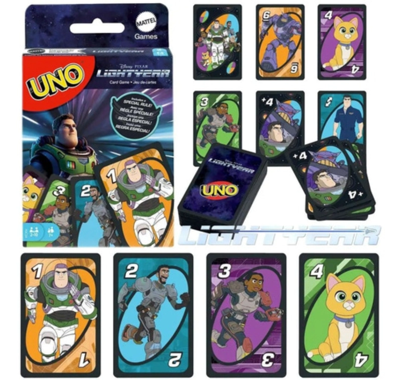 JUEGO MATTEL CARTAS UNO BUZZ LIGHTYEAR - 1