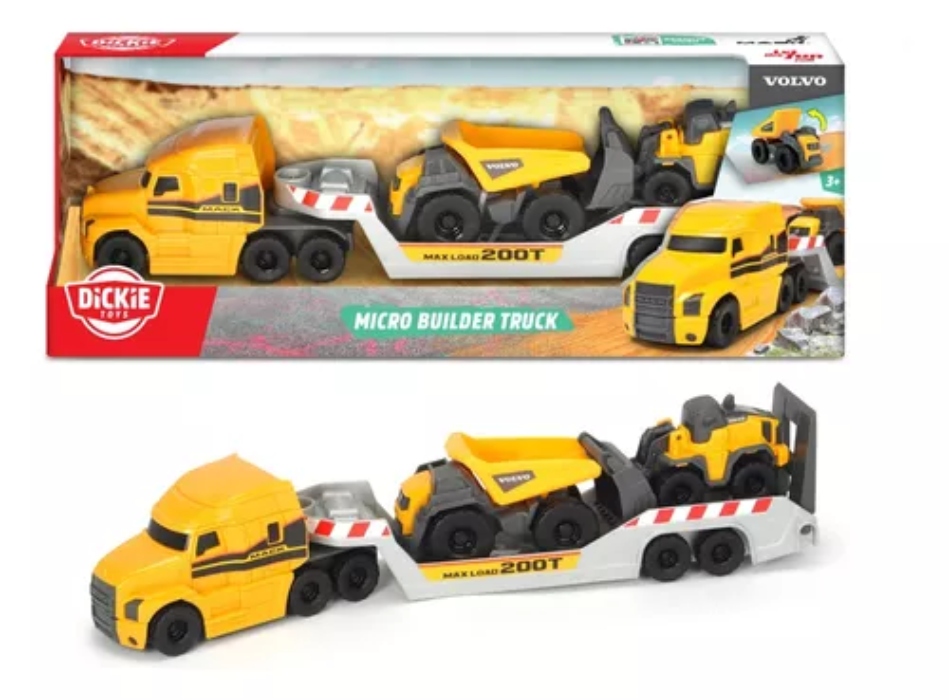 CAMIÓN DICKIE TOYS CONSTRUCCIÓN VOLVO - 1