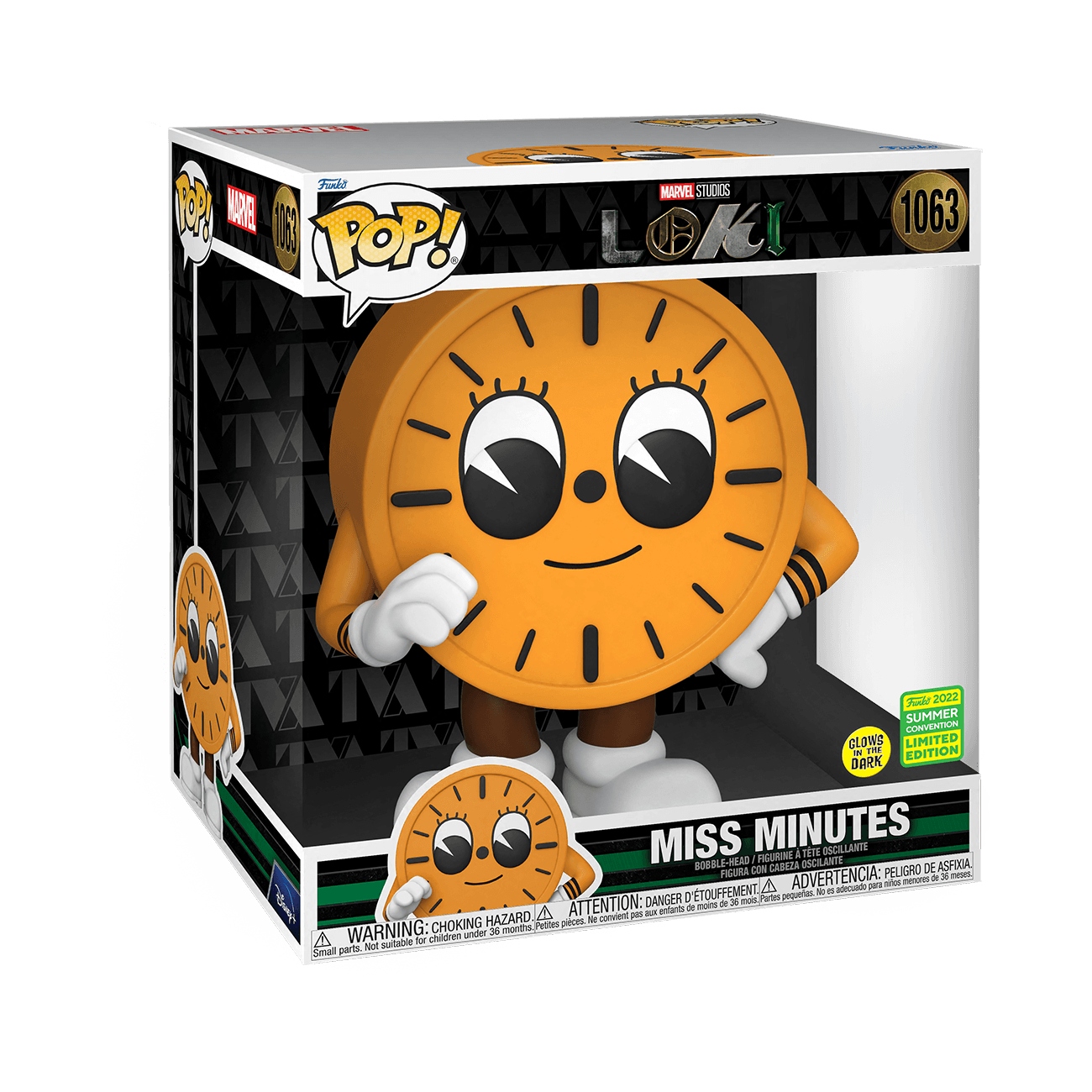 FIGURA COLECCIONABLE FUNKO POP MARVEL LOKI MISS MINUTES - 1