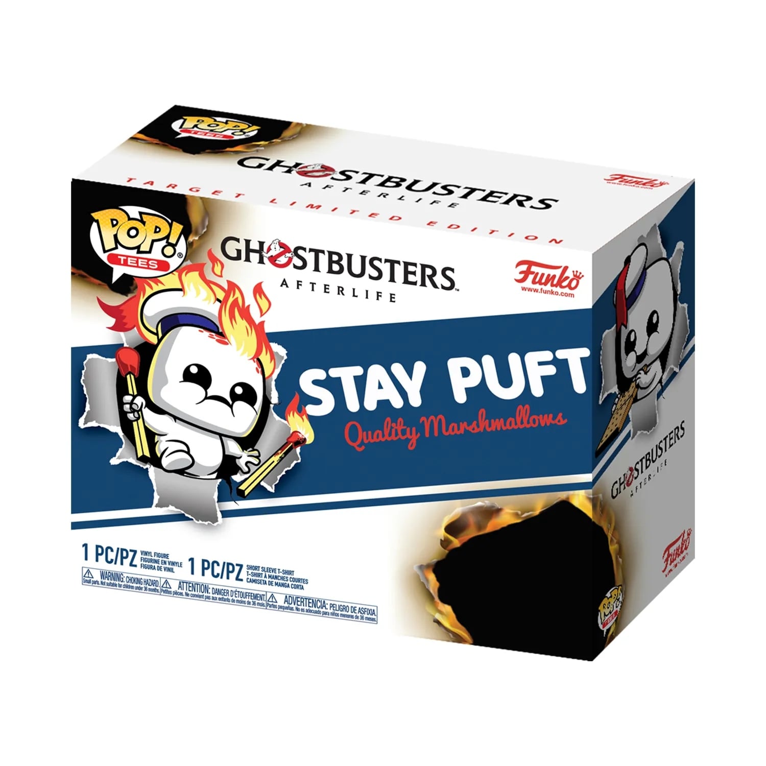 FIGURA COLECCIONABLE FUNKO GHOSTBUSTERS POP + POLERA TALLA M - 1