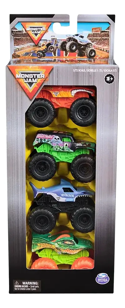 SET DE AUTOS MONSTER JAM - 1