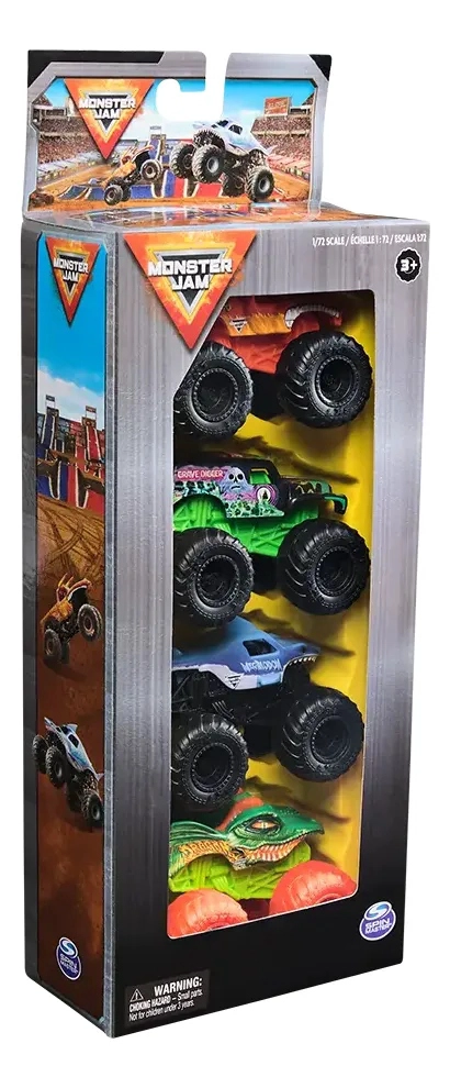 SET DE AUTOS MONSTER JAM - 2