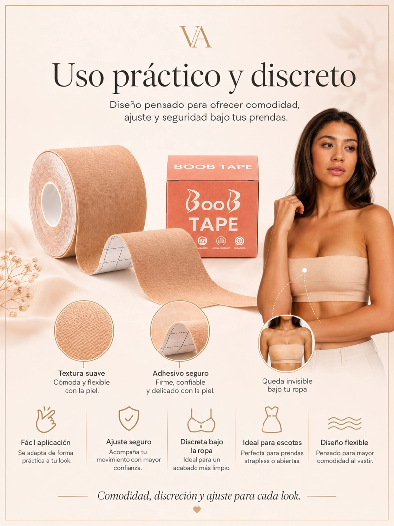 CINTA MUJER VICALLY FASHION BOOB TAPE - 3