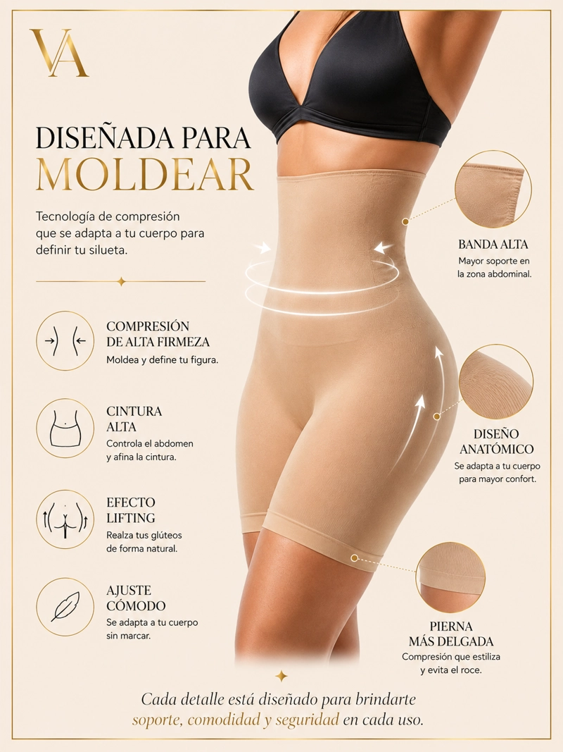 Faja Reductora Y Moldeadora De Mujer - 7