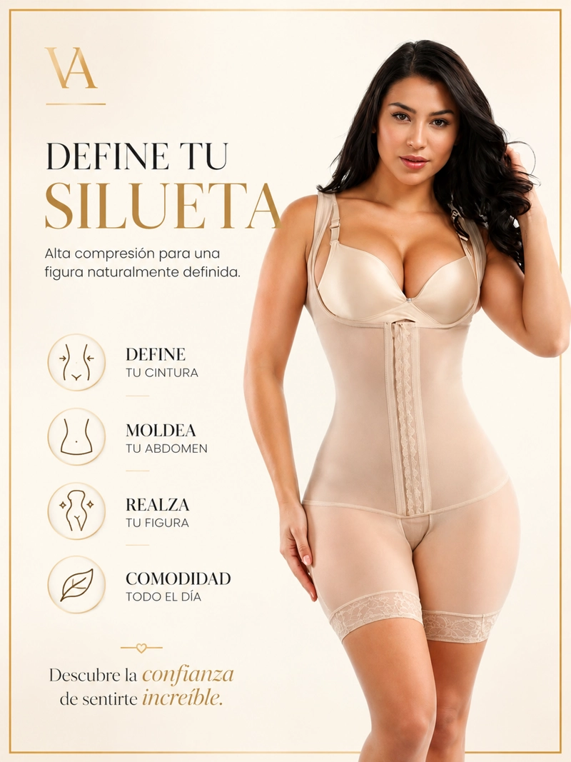FAJA TIPO COLOMBIANA REDUCTORA LEVANTA COLA ORMA PEQUEÑA - 5